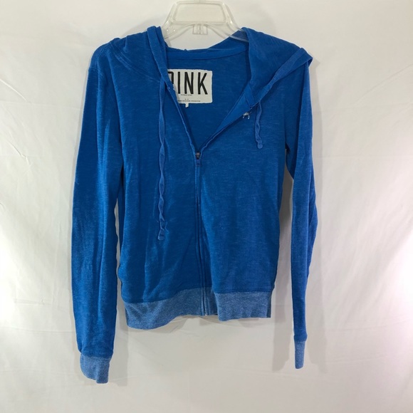 PINK VS French Terry Zip Up Hoodie Size S - Picture 2 of 8